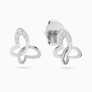 Butterfly Diamonds Stud Earrings in 18K Gold - 144200300841001 Butterfly Diamonds Stud Earrings in 18K Gold - 144200300841001