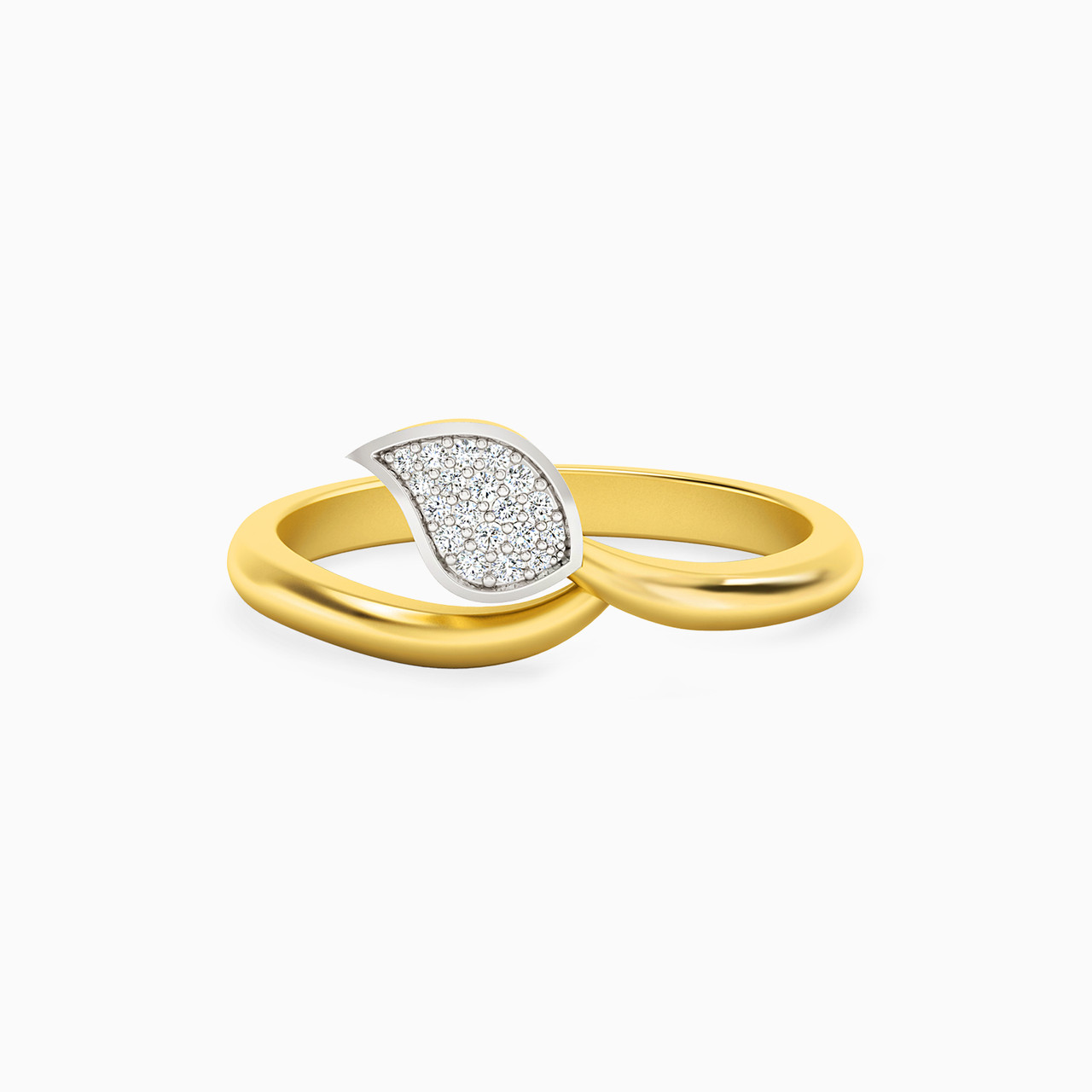 18K Gold Diamond Statement Ring