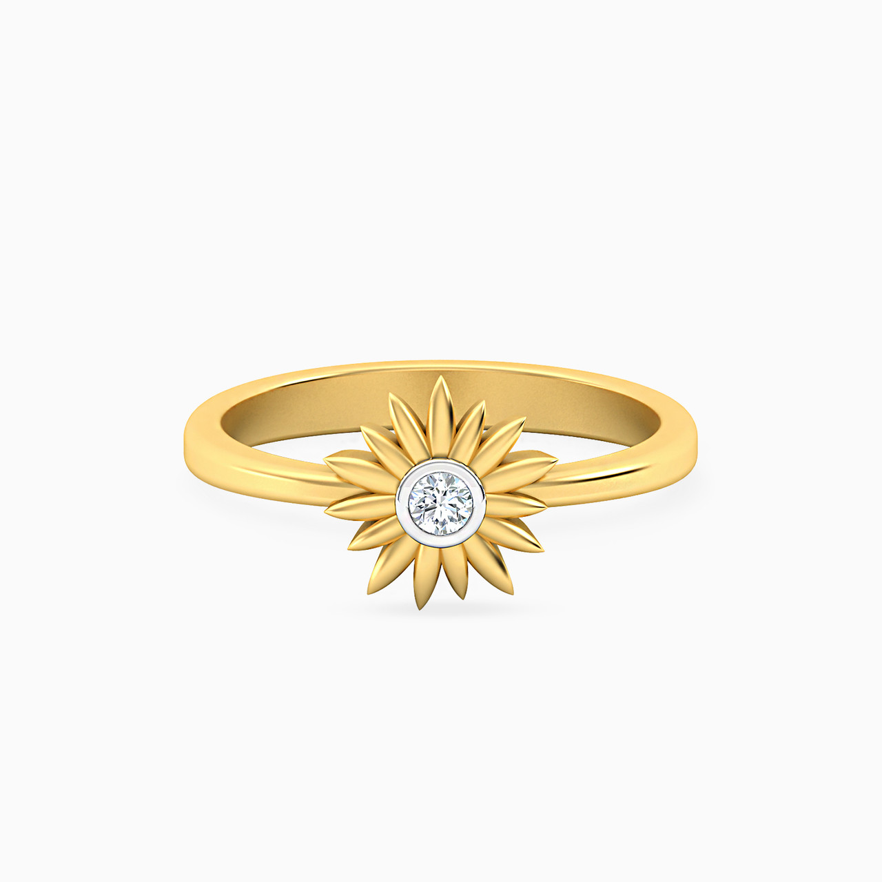 18K Gold Diamond Statement Ring