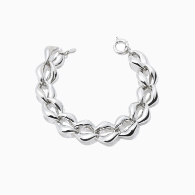 Twisted Chain Bracelet In Silver - 167102500011200