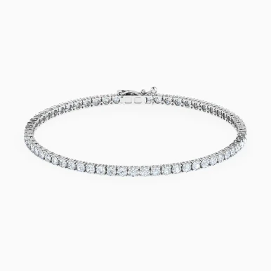Baseline Tennis Bracelet in Silver - 167601100021181