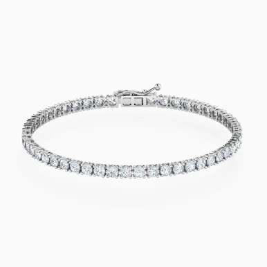 Baseline Tennis Bracelet in Silver - 167601100031181