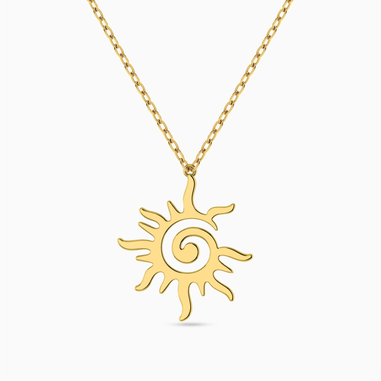 18K Gold Pendant Necklace