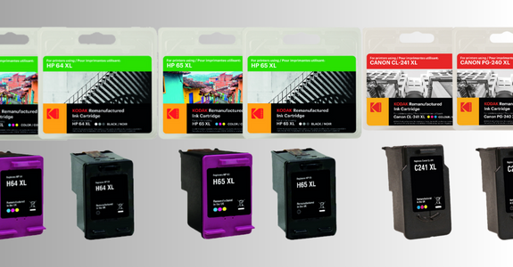 Kodak Ink DCI HP and Canon Remanufactured Ink Cartridges