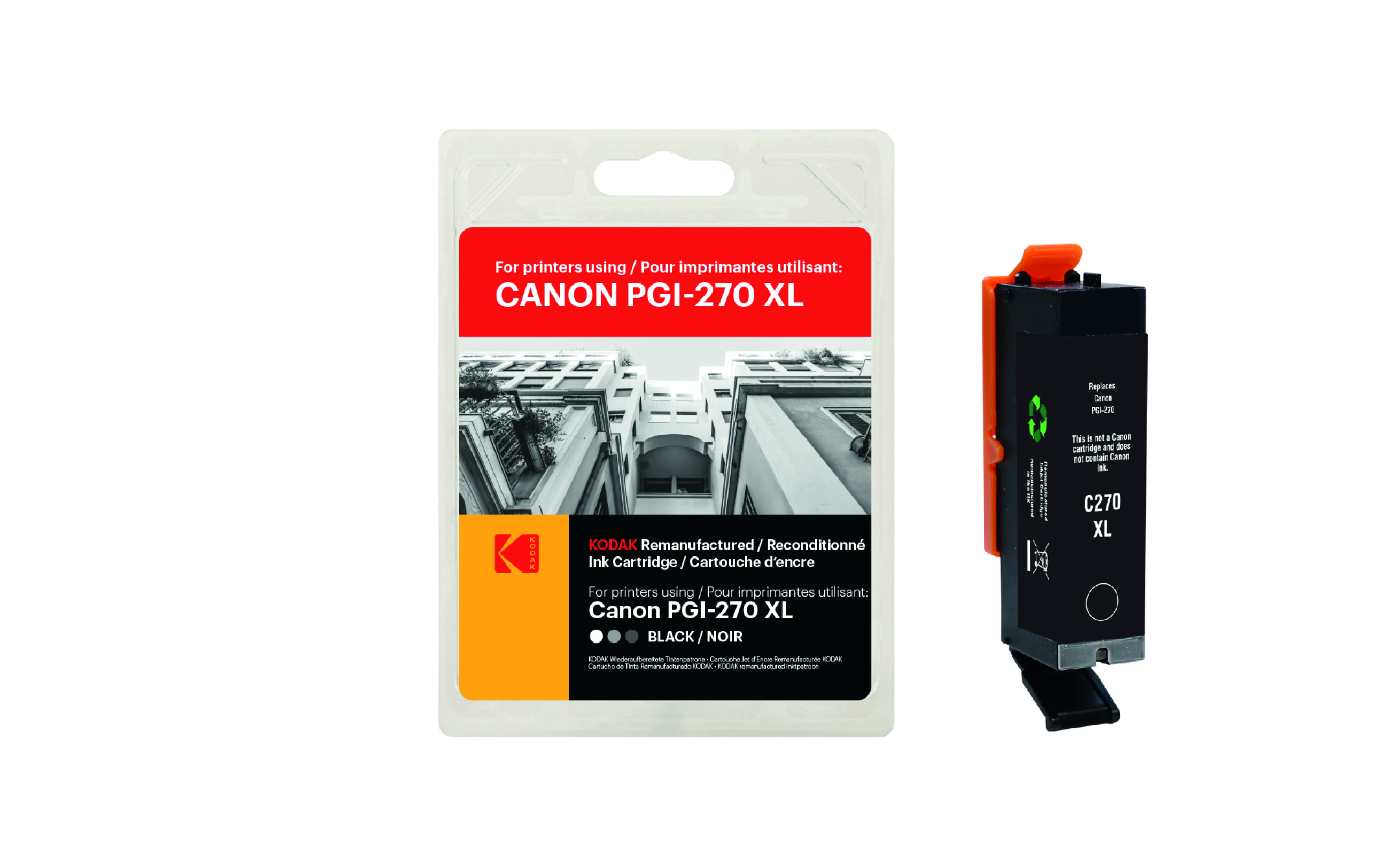 Cartouche Jet d'Encre Compatible Canon PGI-580BK XXL Noir