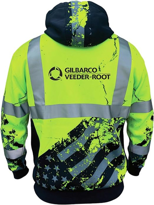 High Visibility Hooded Safety Sweat Shirt