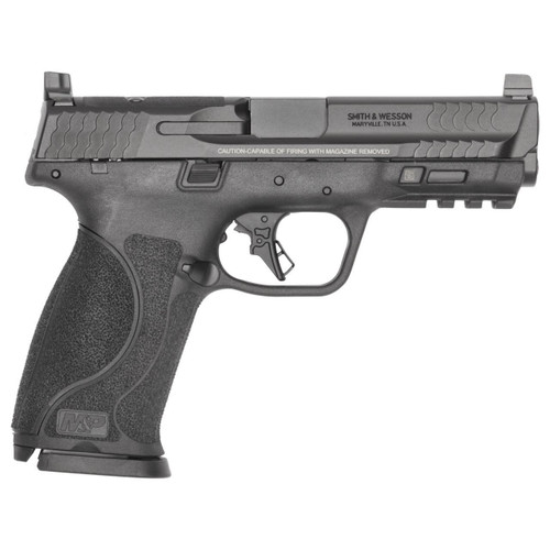 S&W M&P9 M2.0 Optic Ready Full Size Handgun 9mm Luger 15rd Magazines(3) 4.22" Barrel No Thumb Safety Black