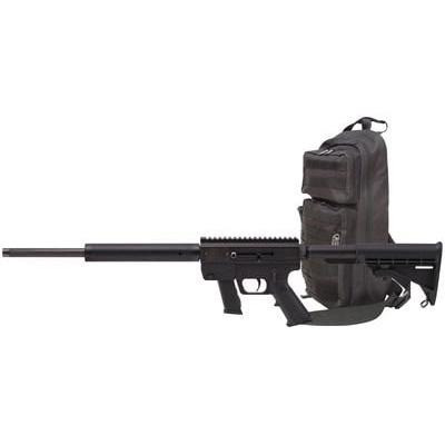 Just Right Carbine Gen3 Safe Takedown Rifle 9mm Luger 10rd Glock Style Magazine 17" Barrel Black 17in Thordsen Stock w/Slingpack