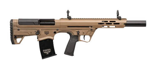 Panzer Arms PABP12BPSFDE BP12 Gen3 12 Gauge Semi-Auto 3" 5+1 18.50" Black Barrel, Flat Dark Earth Aluminum/Polymer Receiver w/Picatinny Rail, M-LOK Handguard, Flat Dark Earth Adj Cheekrest Polymer Sto