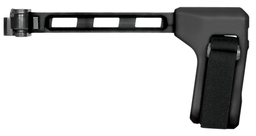 SB Tactical FS1913-01-SB FS1913-01-SB  Side Folding Black Synthetic with 9.60" OAL & Nylon Strap for AR-Platform with 1913 Picatinny Rail (Tube Not Included)