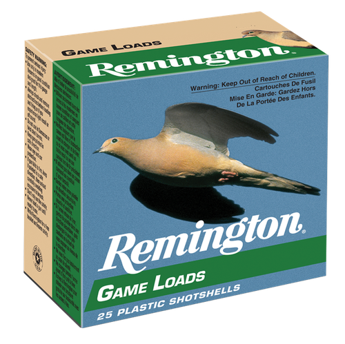 Remington Ammunition 20028 Game Load  12Gauge 2.75" 1oz 6Shot 25 Per Box/10 Case