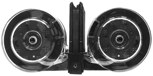 Kci Usa Inc KCIMZ001 AR-15  100rd Drum 5.56x45mm NATO Black Polymer