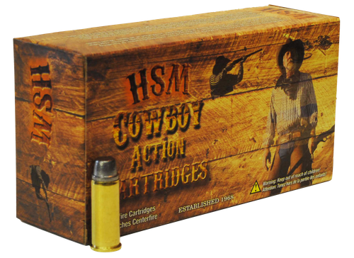 HSM 45C1N Cowboy Action  45 Colt 250 gr Round Nose Flat Point 50 Per Box/ 10 Case