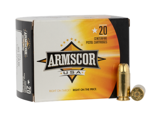 Armscor AC403N USA  40S&W 180gr Jacketed Hollow Point 20 Per Box/25 Case