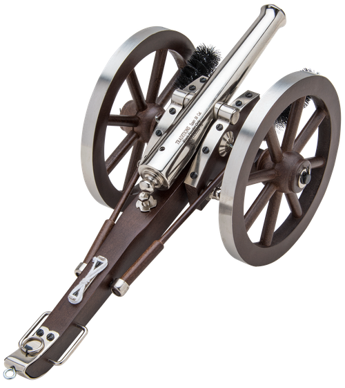 Traditions CN8021 Napoleon III Mini Cannon 50 Cal 7.25" Silver Barrel Breech Action