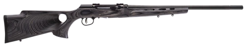 Savage Arms 47800 A Series Matte Gray Full Size 17 WSM 8+1 22" High Luster Heavy Barrel, High Luster Drilled & Tapped Carbon Steel Receiver, Matte Gray Thumbhole Laminate Stock, Right Hand