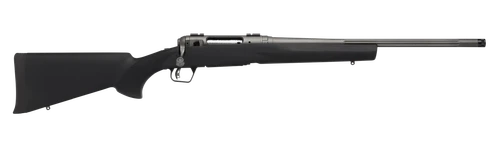 Savage Arms 33001 110 Trail Hunter Lite V2 Full Size 5.56 NATO 4+1 20" Black Fluted Threaded Barrel, Carbon Steel Drilled & Tapped Receiver, Black Hogue OverMolded Polymer Stock, Right Hand
