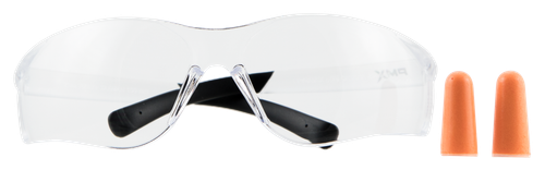 Pyramex PYS2510SDP Zteck Combo Adult Clear Lens Polycarbonate Clear Frame