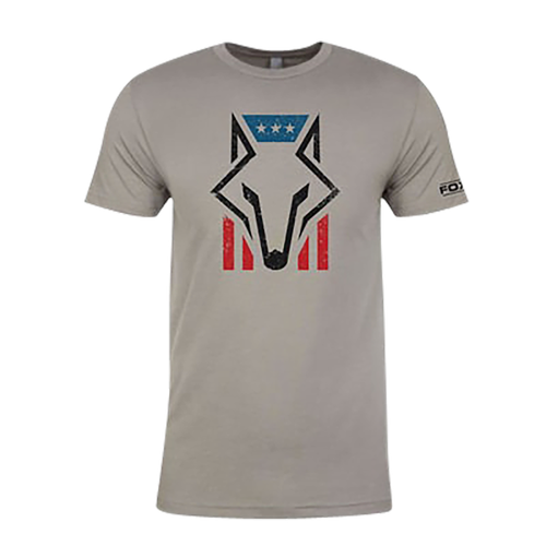 Foxpro FHFGL Foxhead Flag Gray Cotton/Polyester Short Sleeve Large