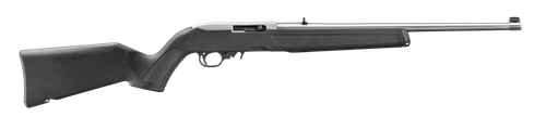 Ruger  10/22  22 LR 10+1 18.50" Satin Stainless Steel Barrel & Drilled & Tapped Receiver, Black Fixed w/M-LOK Polymer Stock