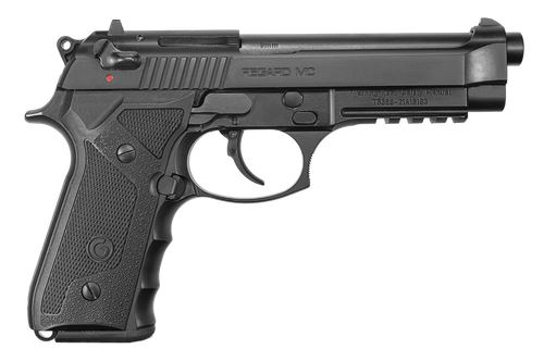 EAA GIRSAN 390080 Regard MC Full Size 9mm Luger 18+1 4.90" Black Steel Barrel, Blued Serrated Slide, Black Aluminum Frame w/Picatinny Rail, Black Polymer Grips, Ambidextrous