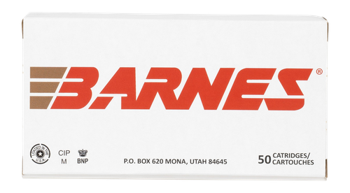 Barnes Bullets 32521   9mmLuger 115gr Sierra Jacketed Hollow Point 50 Per Box/10 Case