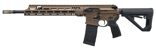 Sig Sauer R516G3556N16BBRZ 516 G3 5.56 NATO 30+1 16" Black Threaded Barrel, Bronze Cerakote Aluminum Receiver w/Picatinny Rail, M-LOK Handguard, Magpul DT Black Polymer Stock, AR Compatible Reduced An