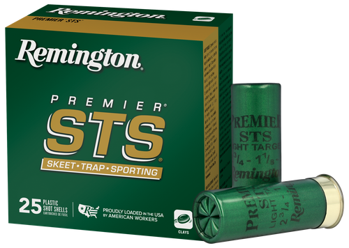 Remington Ammunition 20114 Premier STS  12 Gauge 2.75" 1 1/8 oz 8.5 Shot 25 Per Box/ 10 Cs