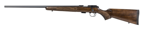 CZ-USA 02390 CZ 457 American Full Size 22 LR 5+1 24" Black Nitride Black Nitride Steel Receiver Turkish Walnut Fixed American Style Stock Left Hand