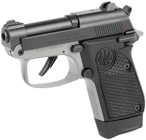 Beretta USA J20X22R8 20X Bobcat You're On Your Own 22 LR 8+1 2.40" Black Steel Barrel, Gray Cerakote ELS/Serrated Steel Slide, Black Polymer Frame w/Beavertail, Helica Texture Grip