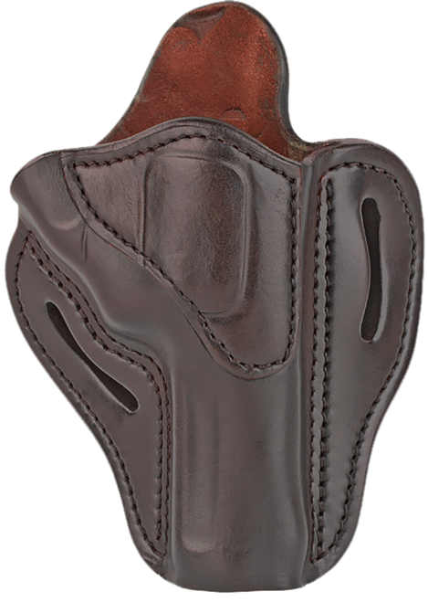 1791 Gunleather RVH2SBRR RVH2  OWB Size 02 Signature Brown Leather Belt Slide Fits Ruger GP100/S&W K Frame Right Hand