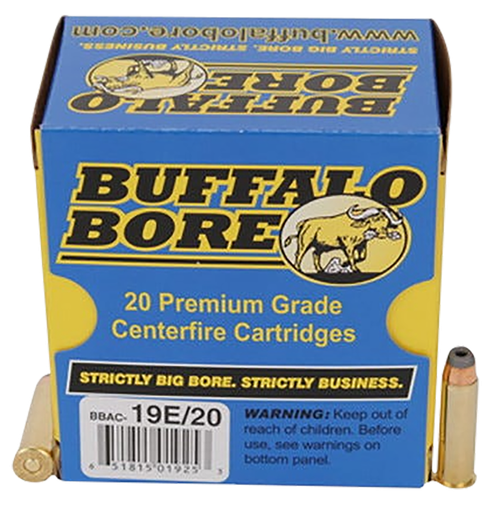 Buffalo Bore Ammunition 19E20 Tactical Strictly Business 357Mag 158gr Jacketed Hollow Point 20 Per Box/12 Case