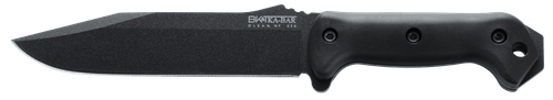 Ka-Bar BK7 Becker Combat Utility 7" Fixed Clip Point Plain Black 1095 Cro-Van Blade, Black Ultramid Handle, Includes Sheath