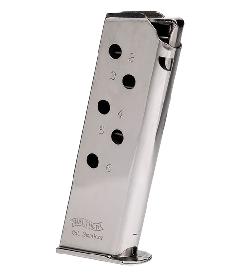 Walther Arms 2246009 PPK  6rd 380 ACP Stainless Steel