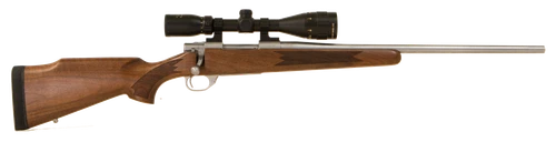 Howa HWH65CTS M1500 Standard Hunter 6.5 Creedmoor 5+1 22" Stainless Steel Threaded Barrel, Stainless Steel Receiver, Fixed Walnut Stock, *Scope Not Included*