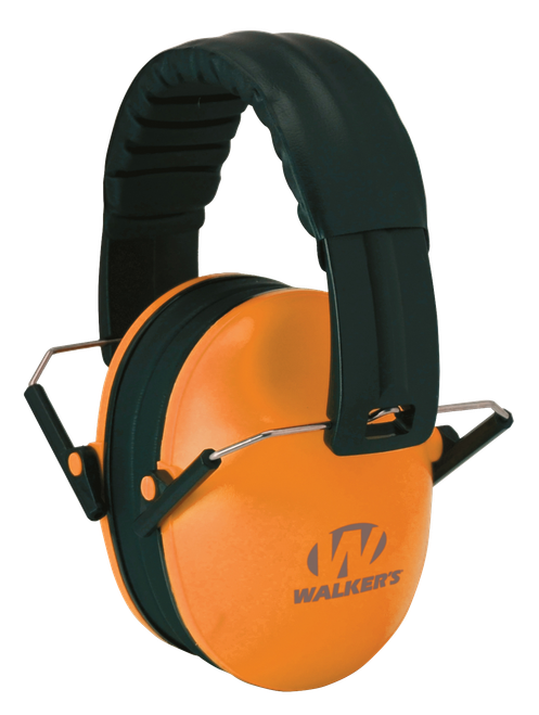 Walker's GWPFKDMOR Baby & Kids Passive Muff 23 dB Over the Head Orange Polymer