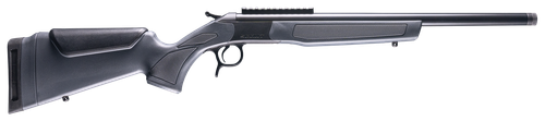 CVA CR4440 Scout  360 Buckhammer 1rd 20" Blued Threaded Barrel, Blued Picatinny Rail Receiver, Stealth Gray Fixed Synthetic Stock