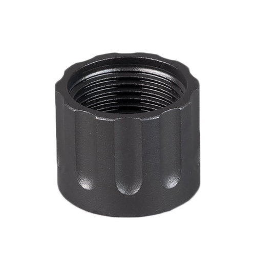 SilencerCo AC6 Delta Thread Protector Stainless Steel Black Oxide 1/2"-28 tpi