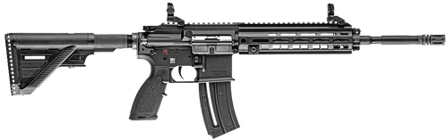 HK 81000401 HK 416  22 LR 20+1 16.10" Black Steel Threaded Barrel Aluminum w/M-LOK & Picatinny Rail Black Aluminum Receiver Black Retractable Stock Right Hand