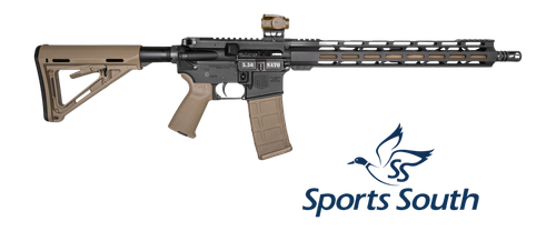 Diamondback DB175AK223 DB15  Sports South Exclusive 5.56 NATO 30+1 16" Flat Dark Earth Cerakote Threaded Barrel, Black Cerakote Aluminum Receiver w/Picatinny Rail, M-LOK Handguard, Magpul MOE Flat Dar