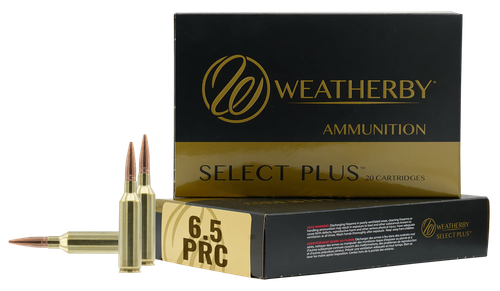 Weatherby F65PRC130SCO Select Plus  6.5PRC 130gr Swift Scirocco 20 Per Box/10 Case