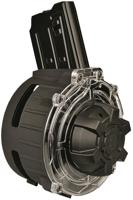 Gforce Arms GFDRUM2012 Drum Magazine  20rd Drum Fits Akdal MKA 1919 Black Steel/Polymer