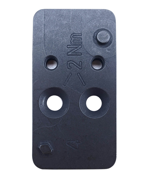 HK 50254264 Optic Plate #4 Black Steel, Fits HK VP9 OR Leupold DeltaPoint Pattern Footprint Mount