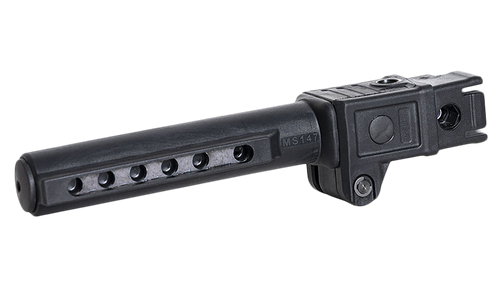 NcStar VG147 Folding Mil-Spec Stock Tube  Black for AK-Platform