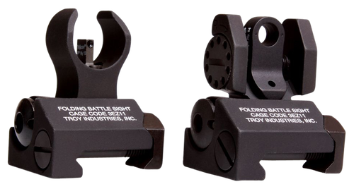 Troy Ind SSIGIARSMBT00 Micro BattleSight Set HK Front & Round Rear  Black