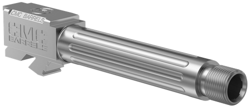 CMC Triggers 75525 Match Precision  9mm Luger 4.01" Fluted/Match Grade/Threaded Bead Blasted Stainless Steel, Compatible w/ Glock 19 Gen3-4