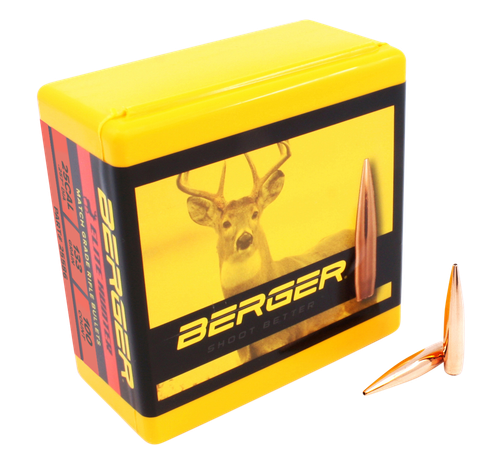 Berger Bullets 25586 Elite Hunter Outer Limits 25Cal 133gr Boat Tail 100/Box