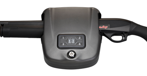 Hornady 98180 Rapid Safe Shotgun Wall Lock RFID Access Code Key Entry Black Steel Holds Shotgun 8.50" L x 9.20" W x 2.70" D