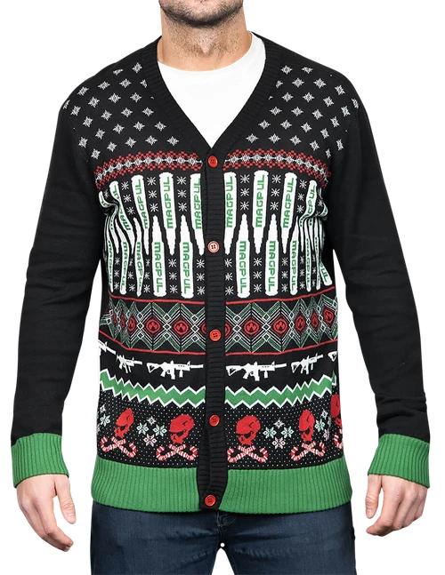 Magpul MAG1198-969-L Krampus Christmas Sweater Multi Color Long Sleeve Large