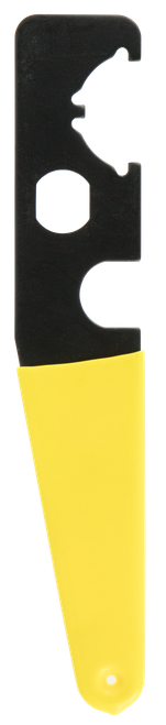 TacFire TL006 Armorer's Stock Wrench Black/Yellow Steel Rifle AR-15 Rubber Handle